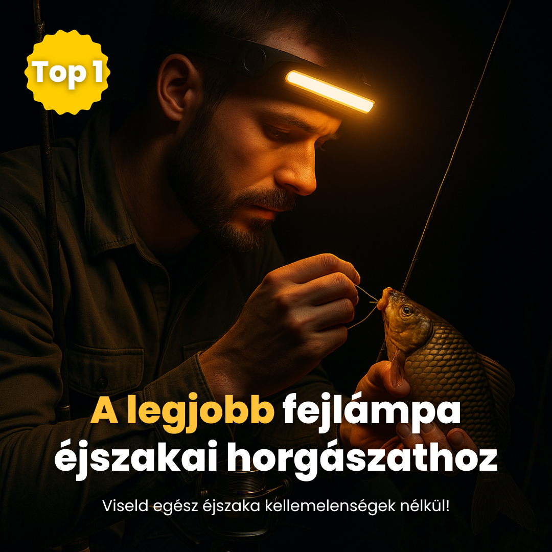 GlowRing Pro 360 – Horgász fejlámpa