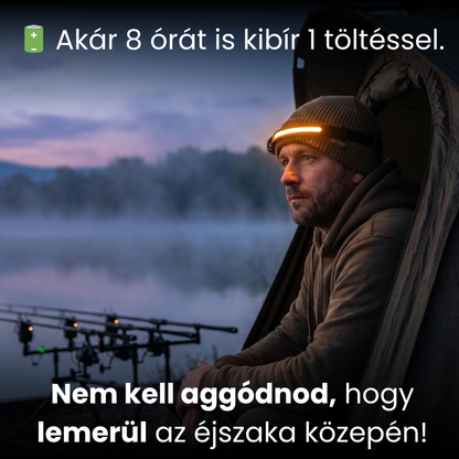 Akár 8 órás üzemidő egy töltéssel – kitart egy egész éjszakát