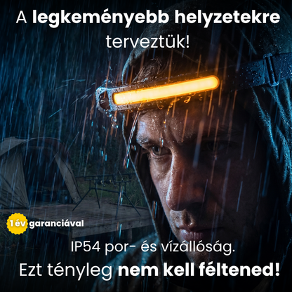 IP54 por- és vízálló – a legkeményebb parti körülményekre